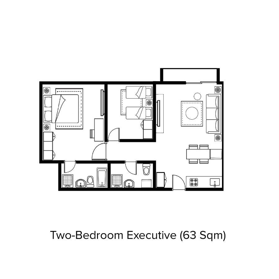 Two-Bedroom Executive